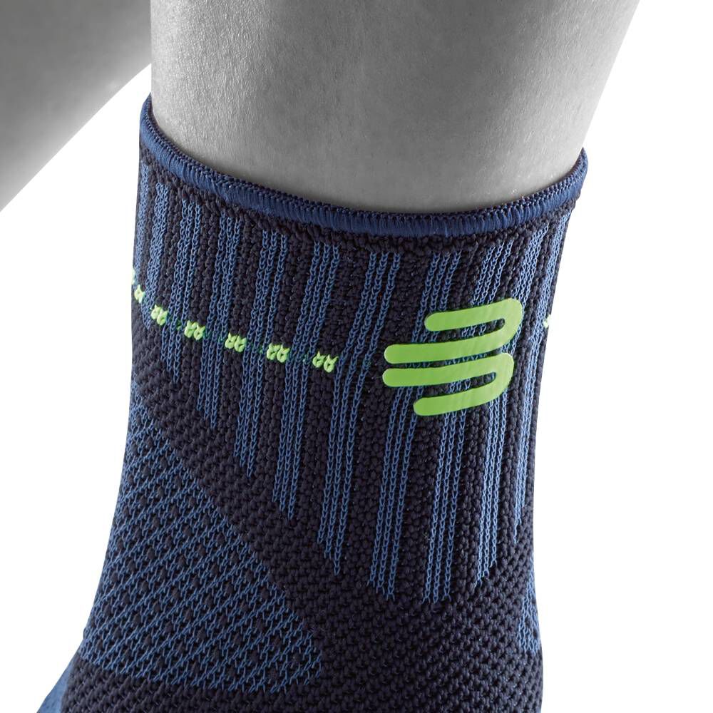 Sports Ankle Support Dynamic Fußgelenkbandage - Schwarz, Dunkelblau