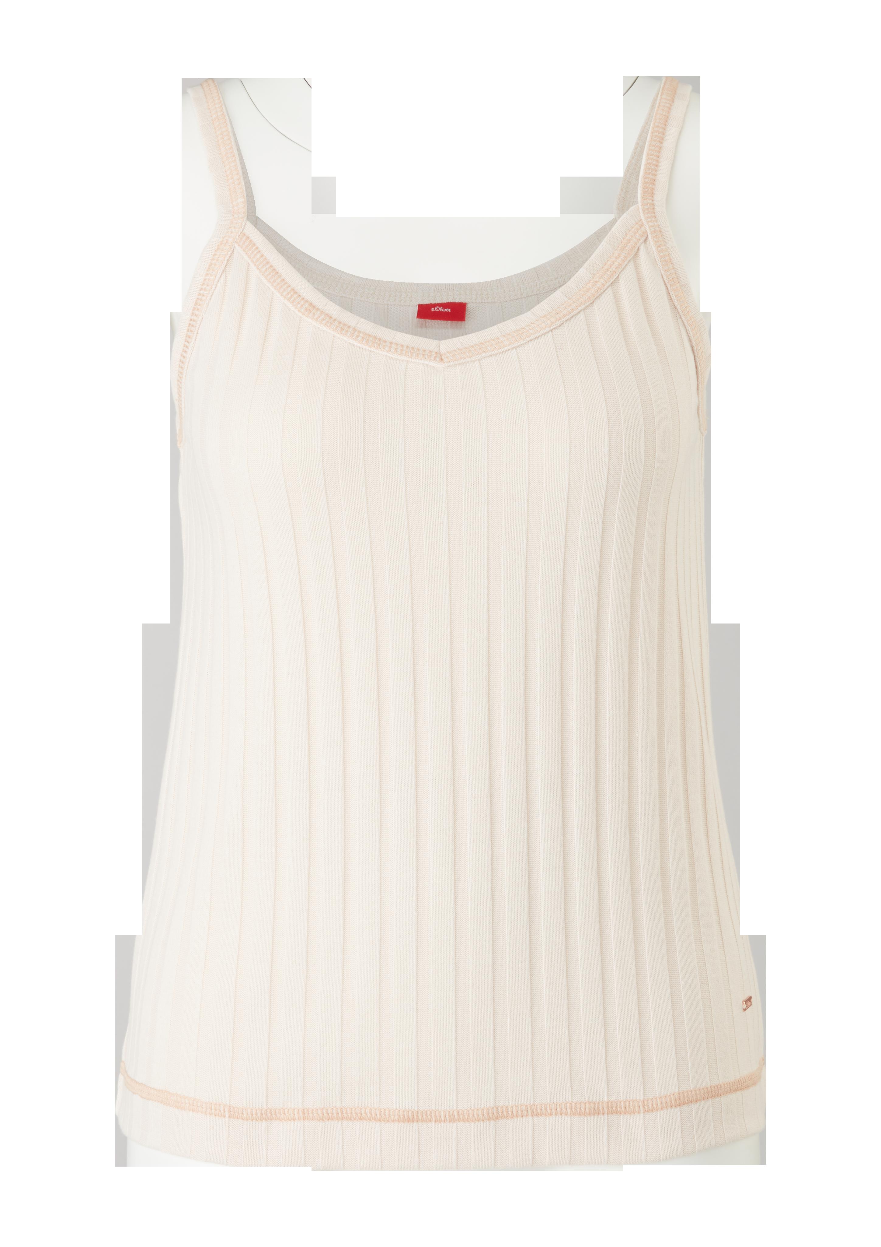 Pyjamatop aus Rippware  6007050-8024