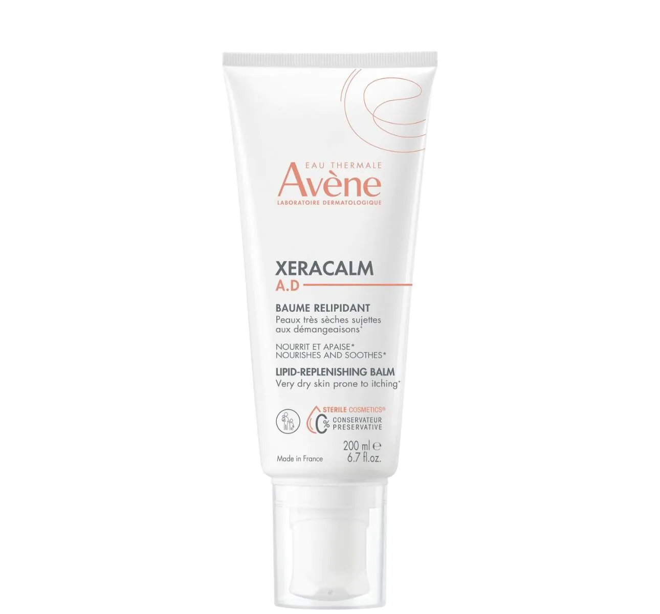 „Avène Xera Calm AD“ lipidus papildantis kūno losjonas, 200 ml