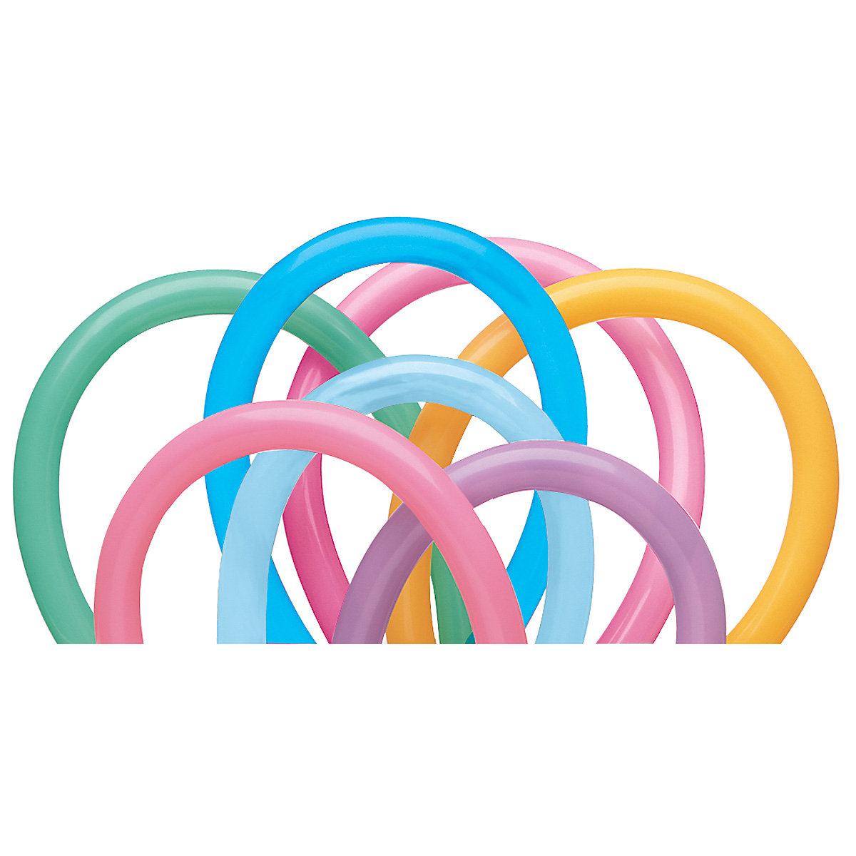 Modellierballons Pastell, 100 Stück
