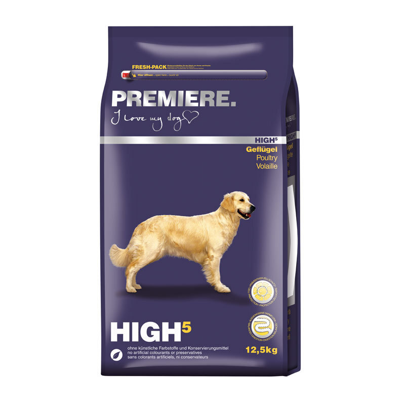 PREMIERE Hundetrockenfutter PREMIERE High 5 Geflügel 12,5kg