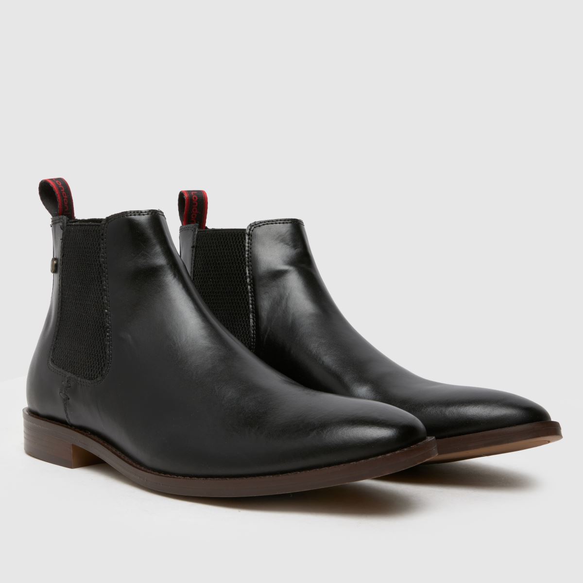 Base London – Virgil – Svarta chelseaboots