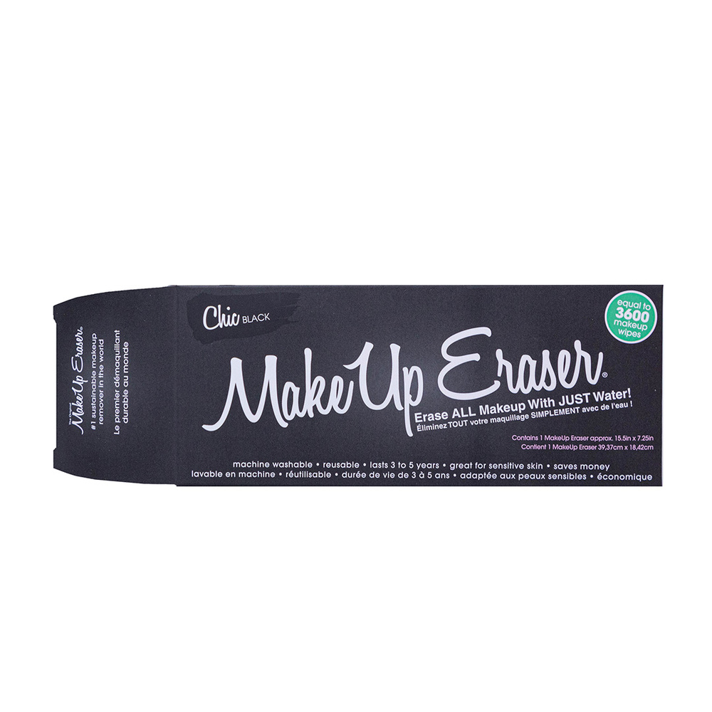 MakeUp Eraser Chic Black Serviette démaquillante réutilisable