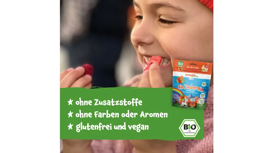 pumpkin organics Bio Zaubermix Fruchtchips 12 g