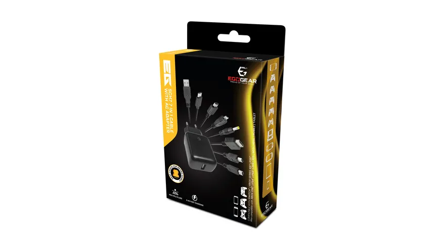 EG 7in1 Kabel mit Euro USB Ladegerät (UNI)