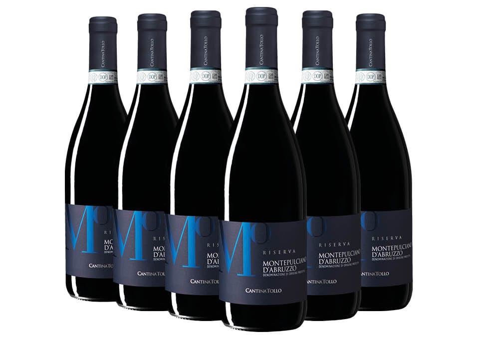 Montepulciano d'Abruzzo Riserva DOC Mo 2019 Cantina Tollo 6 bouteilles de 0,75 ℓ