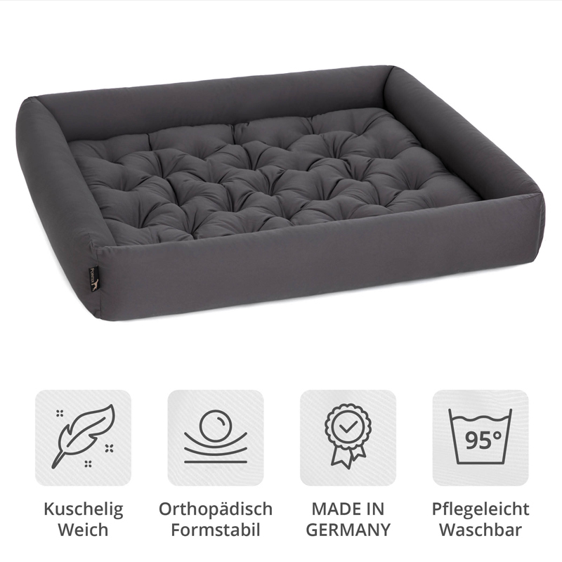 Pointer Hundebetten Pointer Liegeplatz anthrazit XXL