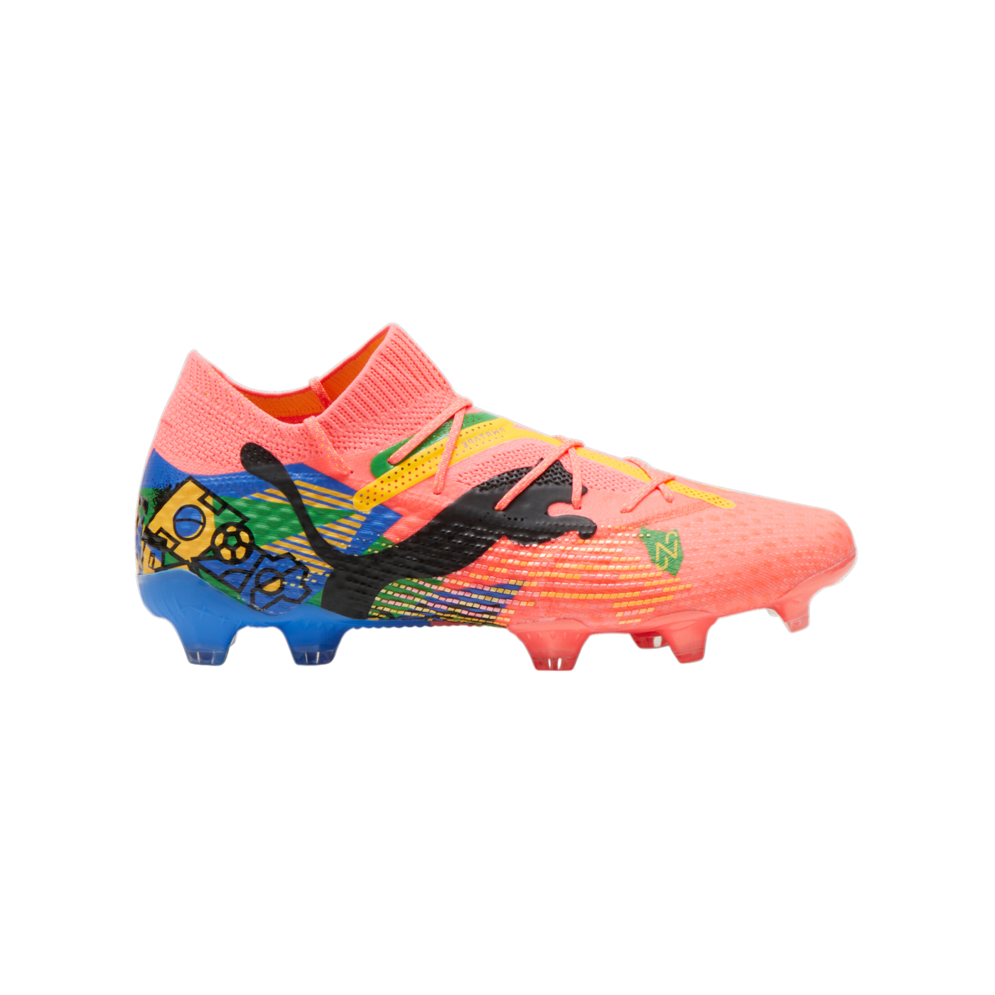 PUMA FUTURE 7 Ultimate NJR FG/AG Pink Schwarz F01