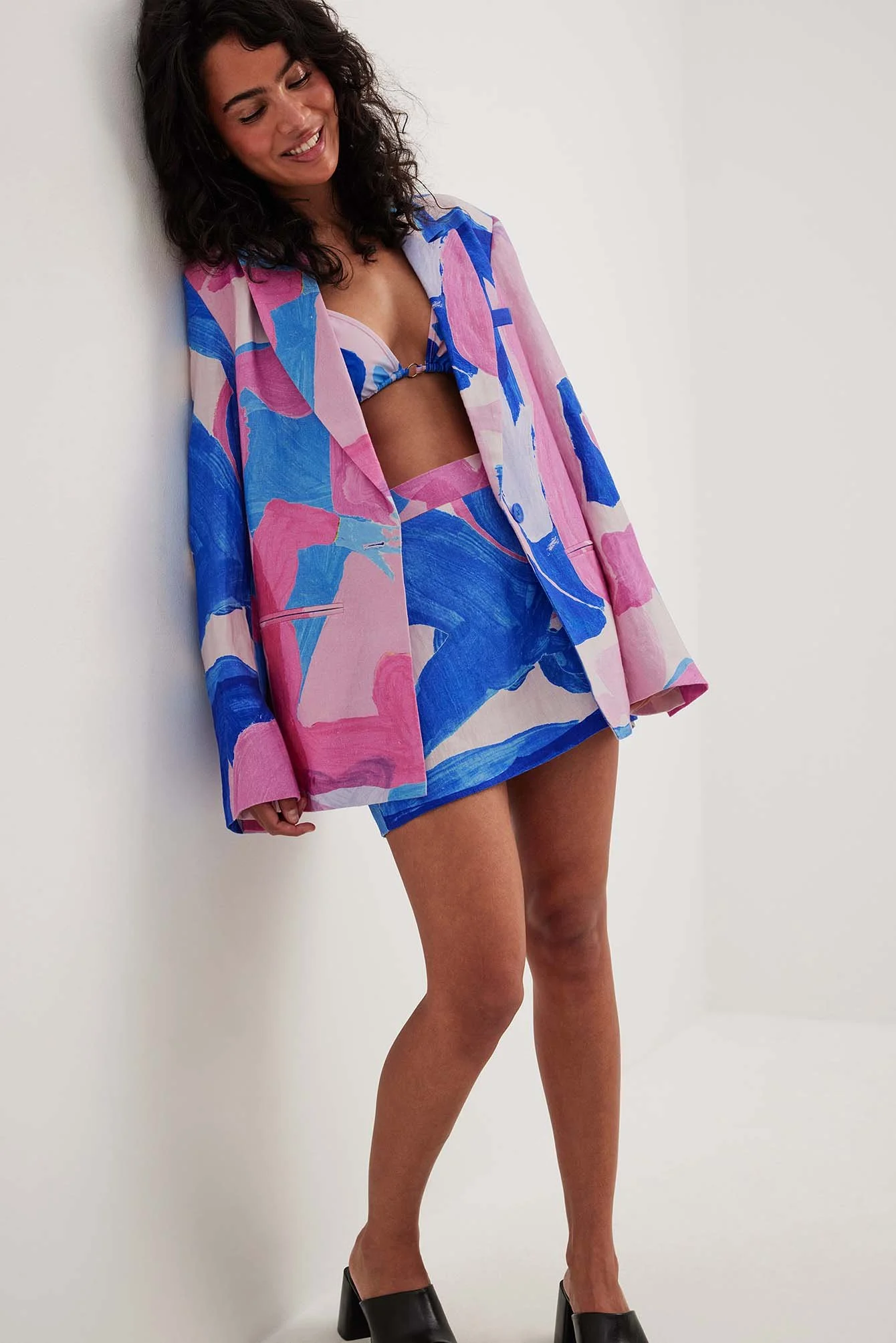 Printed Mini Skirt