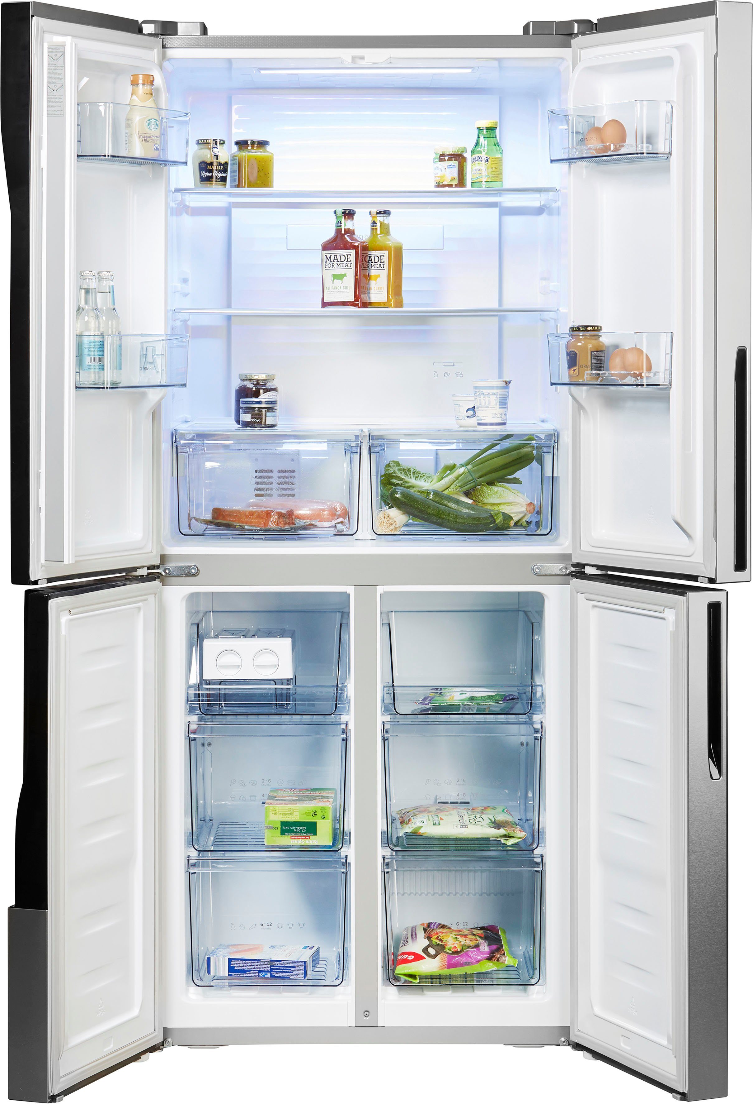 GORENJE Multi Door NRM8182MX, 181,6 cm hoch, 79,4 cm breit
