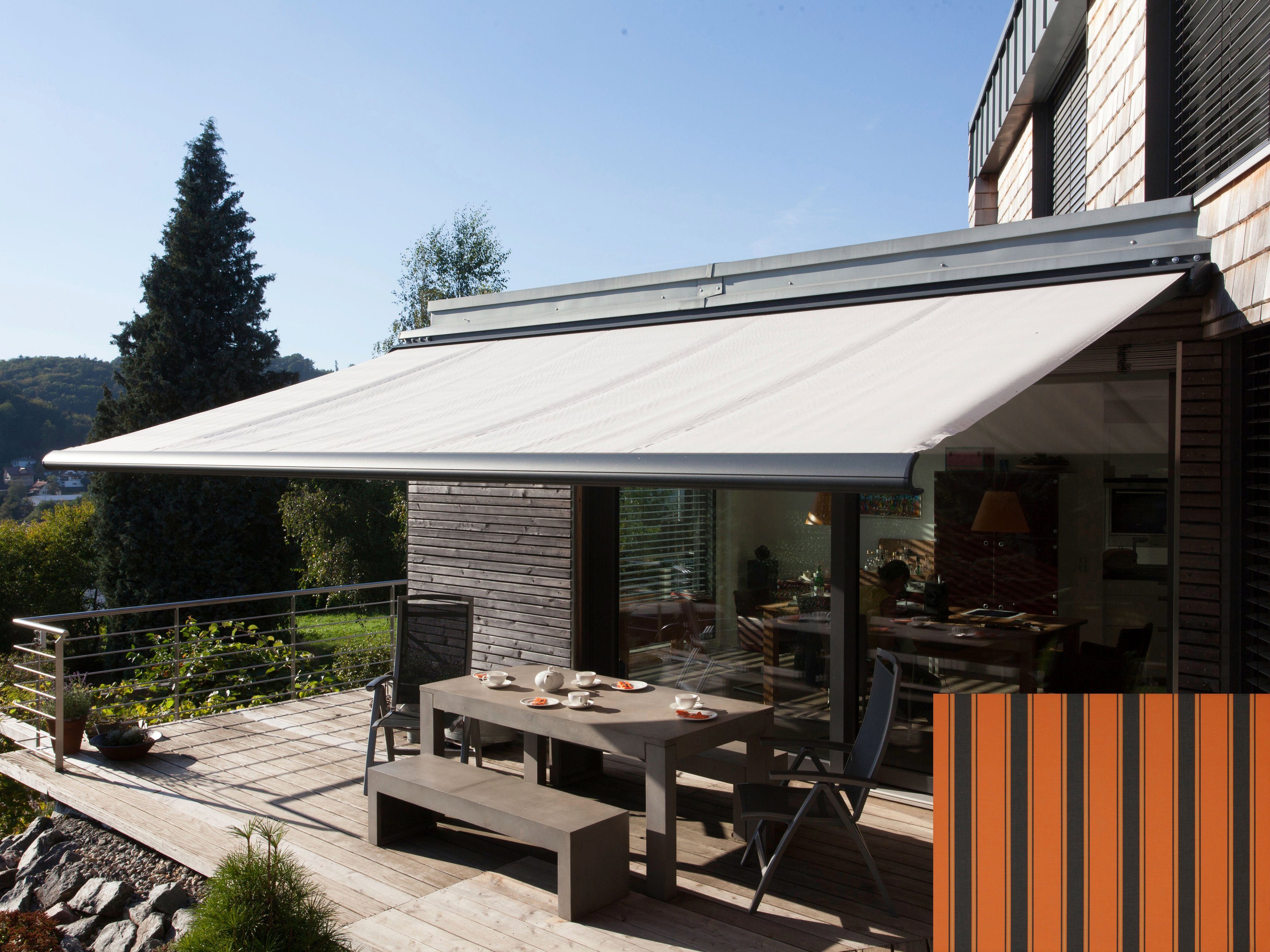 Wismar Kassettenmarkise Classic S-Compact Breite: 500 cm, Ausfall: 250 cm