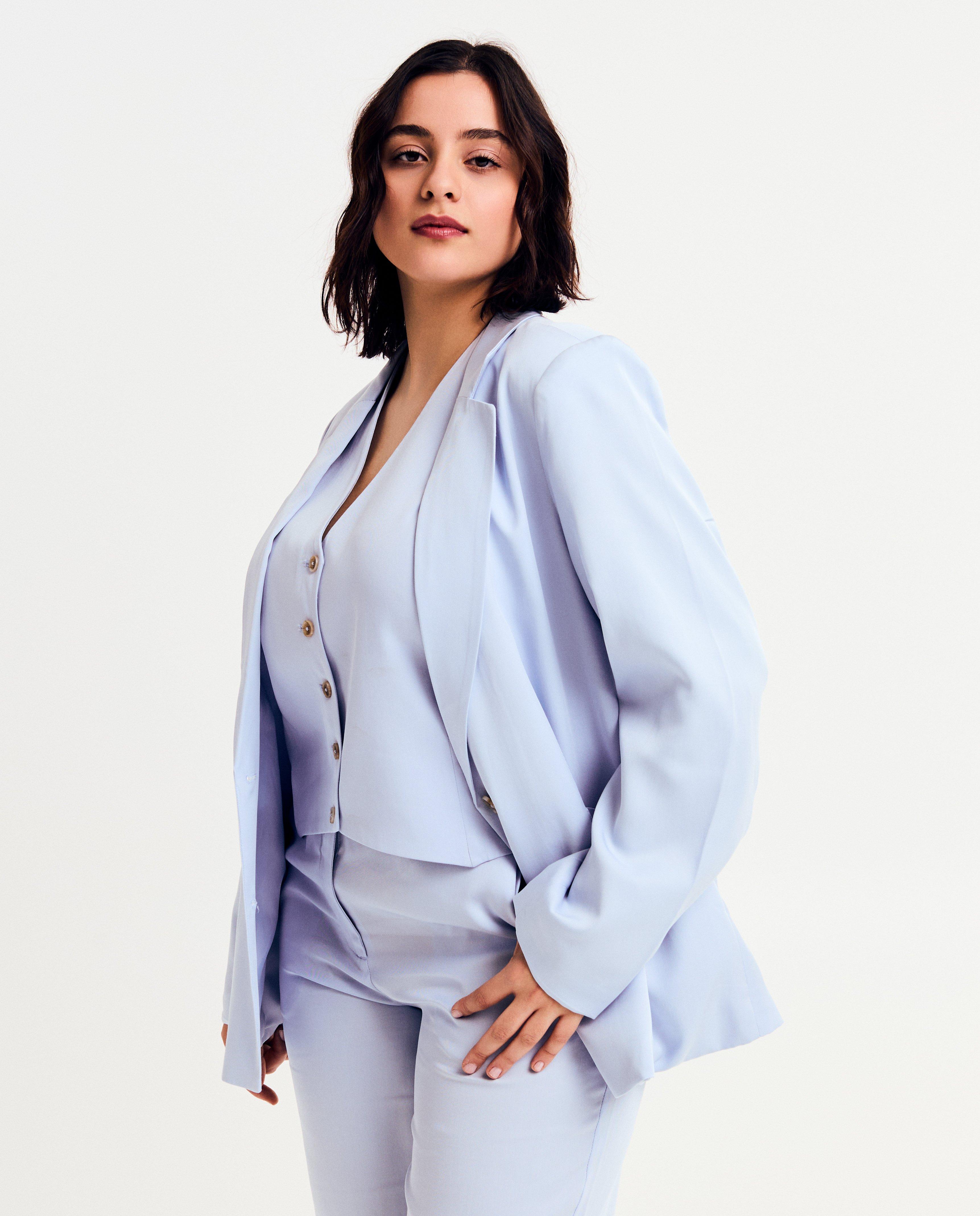Blazer albastru deschis Sora, albastru deschis