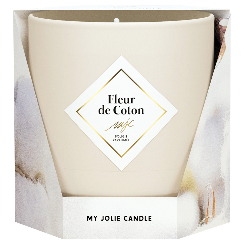 my jolie candle Bougie fleur de coton Bougie