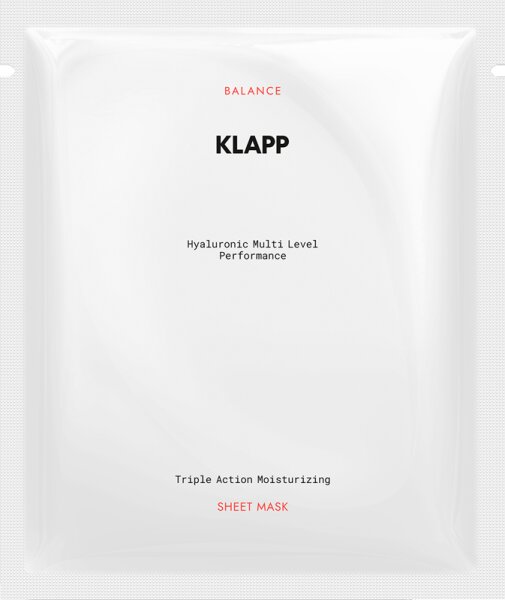 KLAPP Skin Care Science Triple Action Moisturizing Sheet Mask Tuchmaske