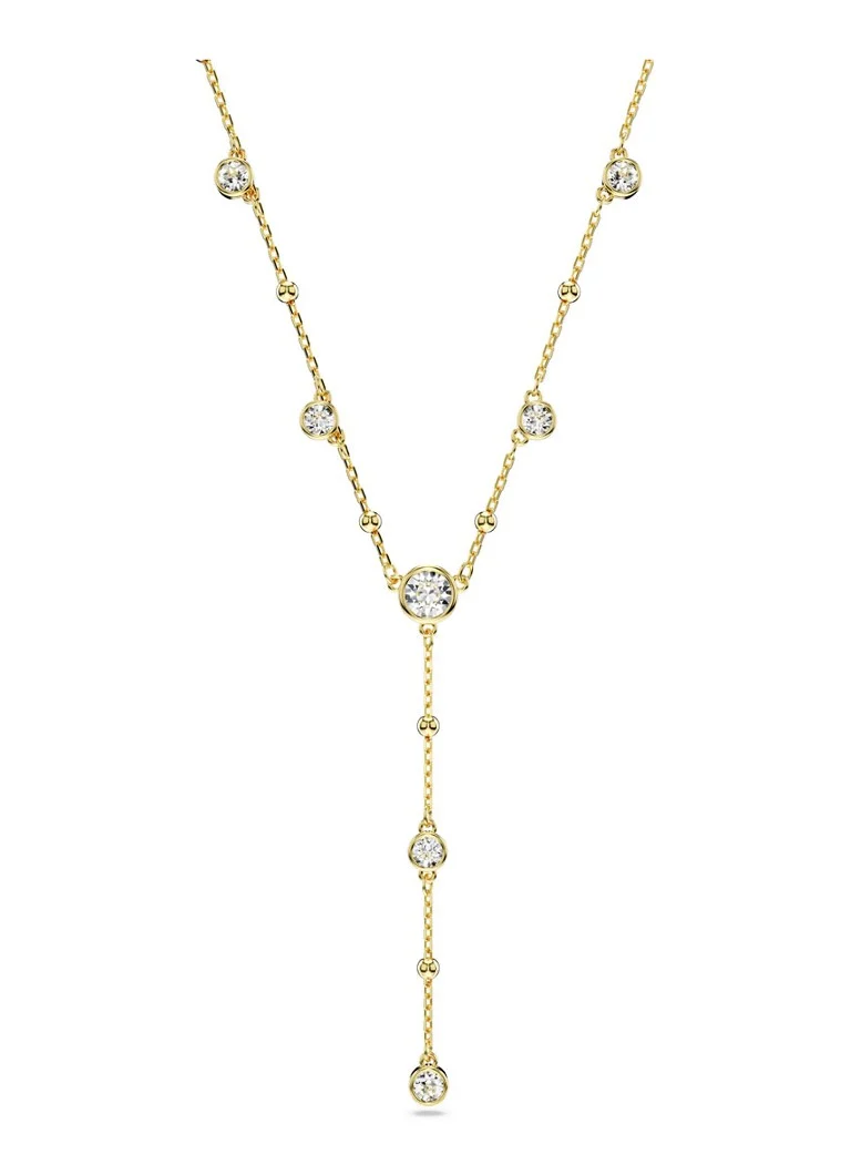 Κολιέ με επιχρυσωμένο κεχριμπάρι Swarovski