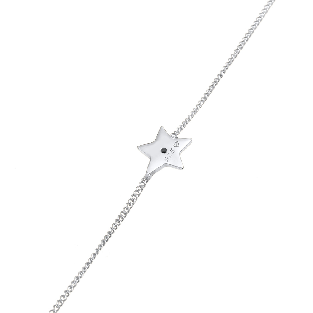 Elli Elli Bracelet Filigrane d'une étoile féminine avec cristaux en 925/1000 argent ma Bracelet