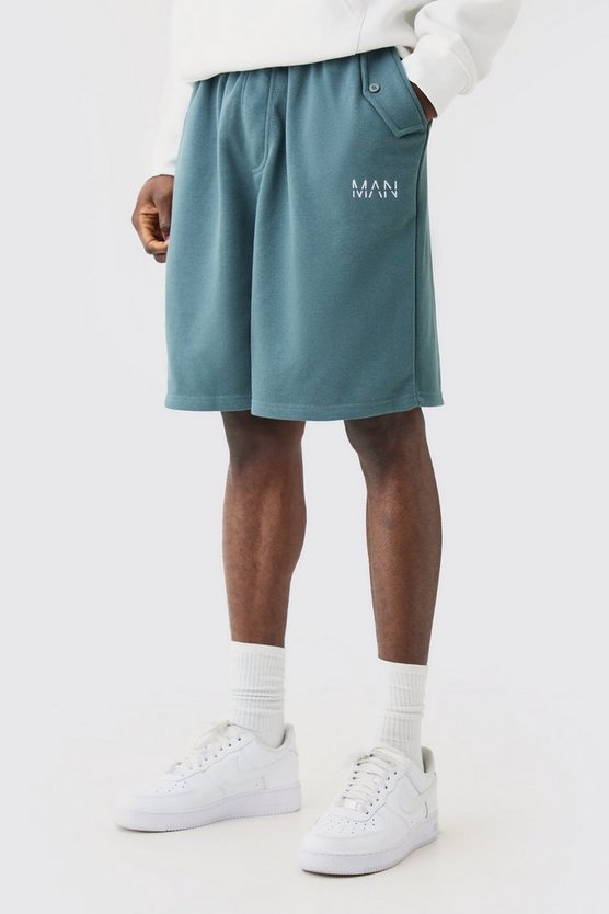Oversize Man Jersey-Shorts