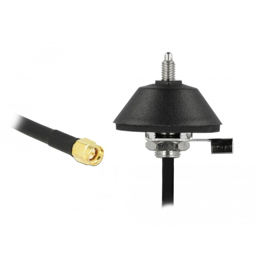 Delock Standfuß 12589 - Antennenfuß M6 - schwarz