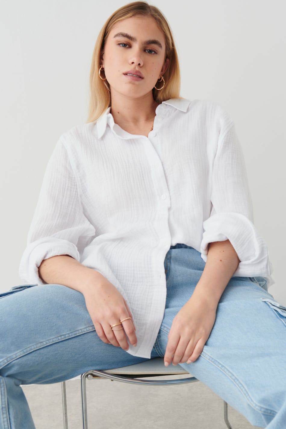 Siriana gauze shirt