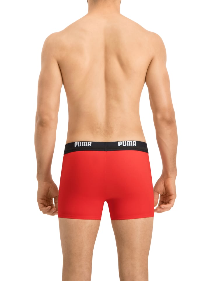 Puma Badehose PUMA SWIM MEN LOGO TRUNK in Red günstig kaufen