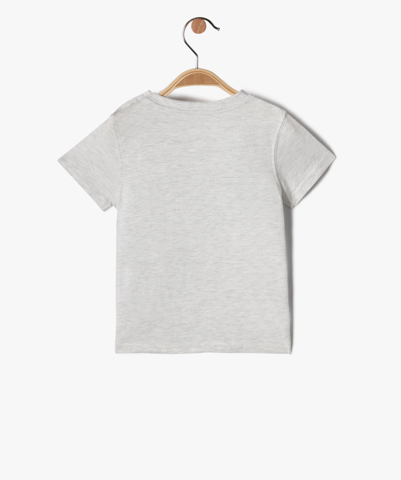 Tee-shirt bébé Garçon à manches courtes et message humor... gris | GEMO