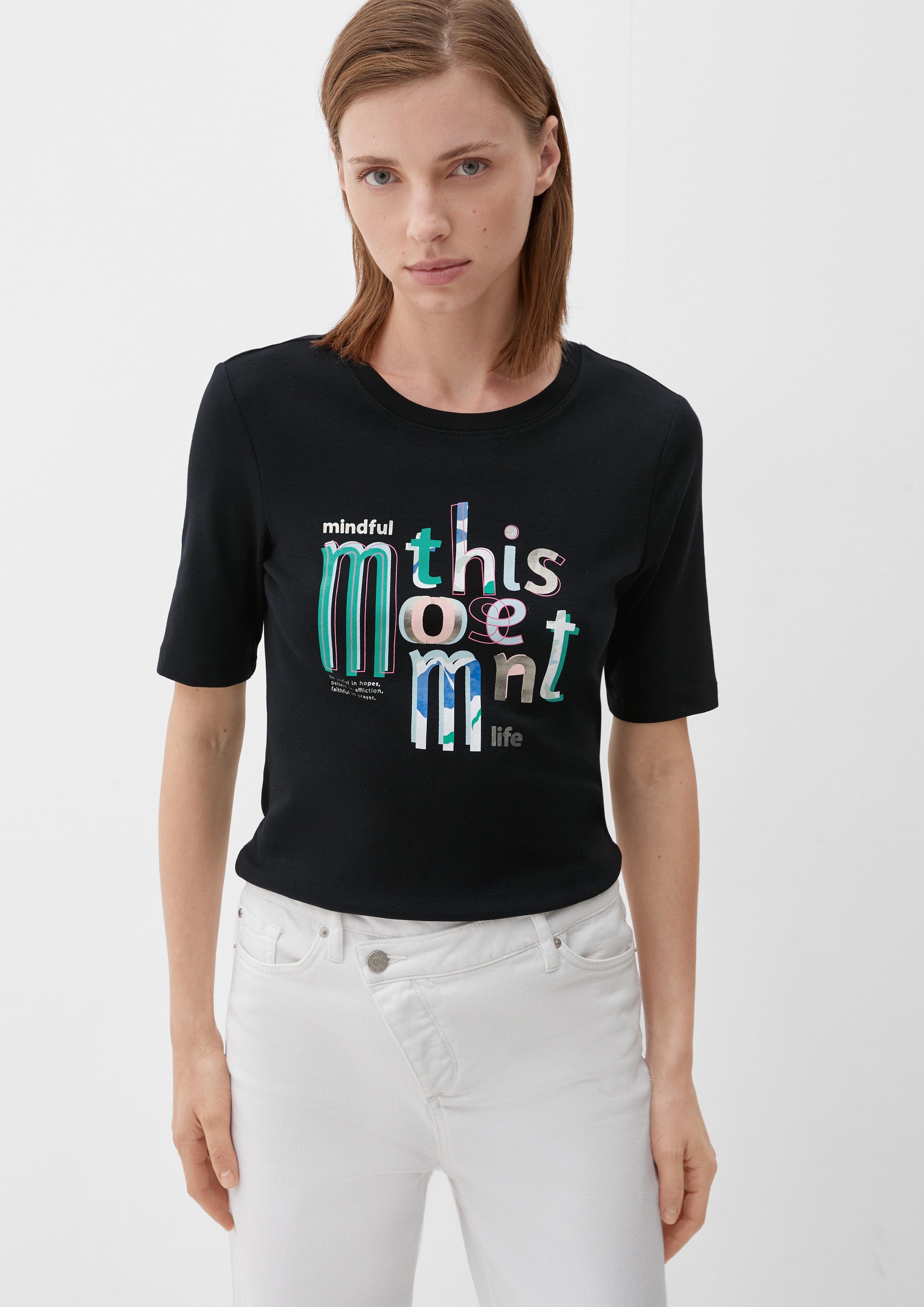 T-Shirt mit Frontprint  2130582-99D0