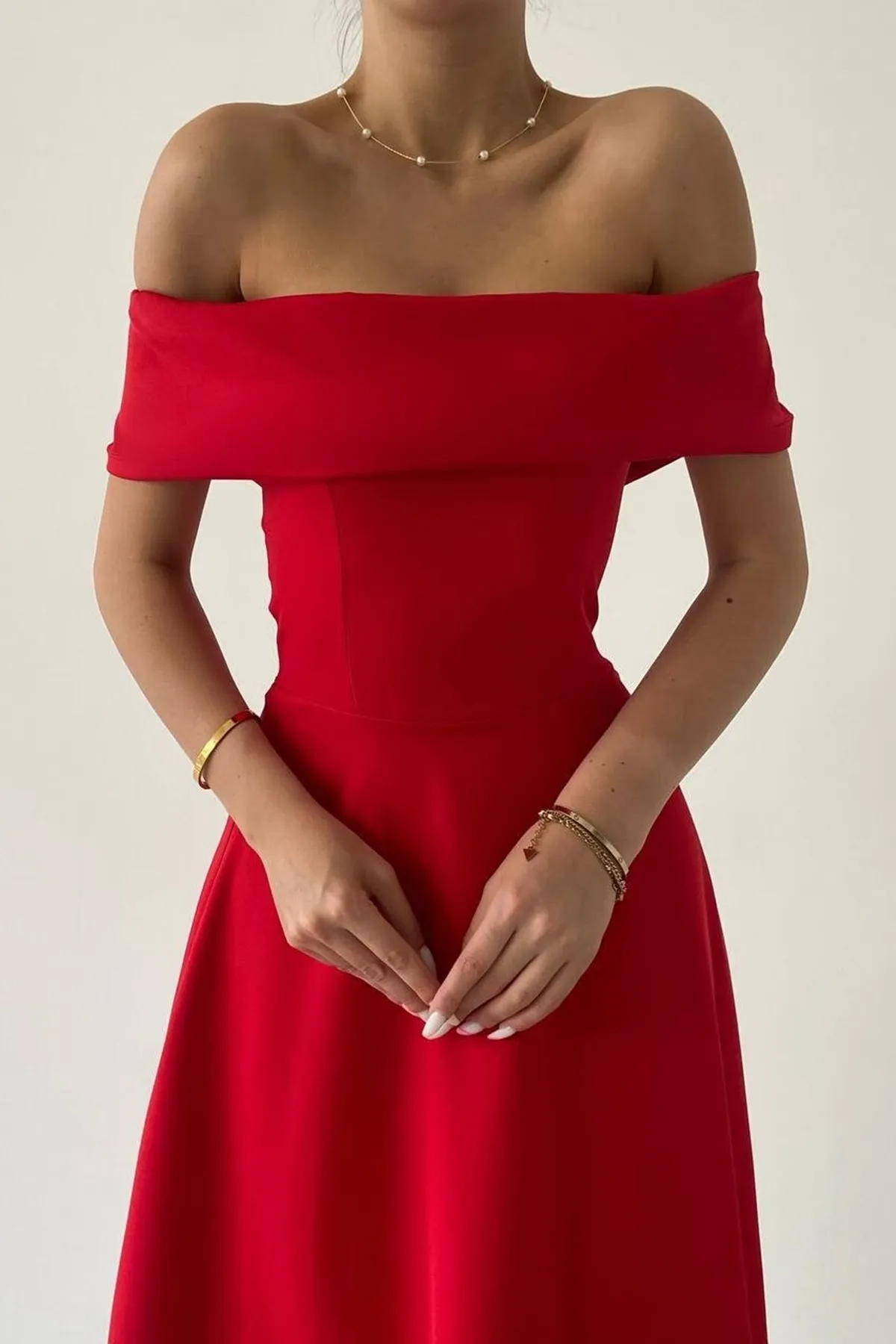 lovebox  Abendkleid & Abschlusskleid - Rot - A-Linie