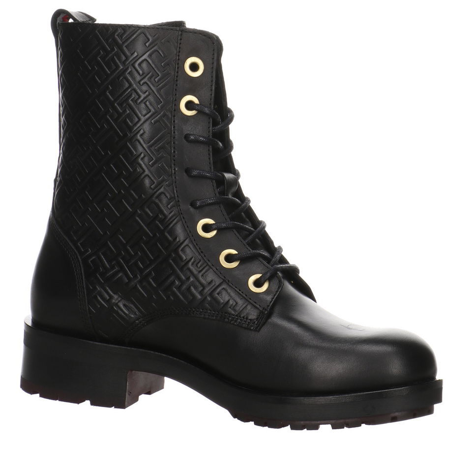 Tommy Hilfiger TH Monogram Biker-Stiefel