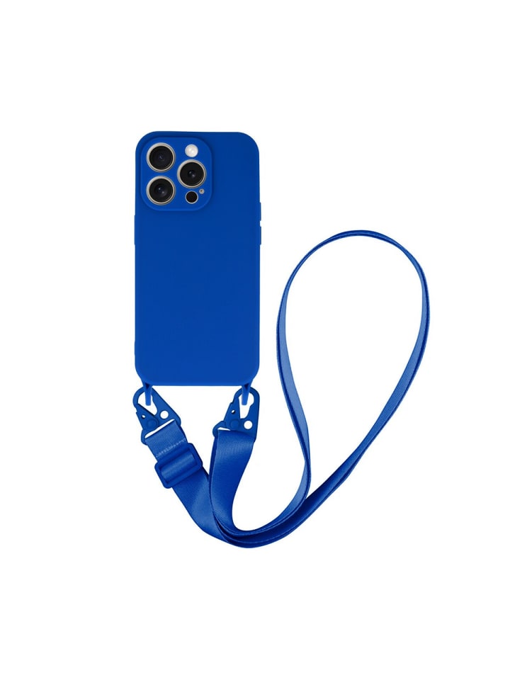 COFI 1453 Handy Hülle Umhängehülle kompatibel mit Iphone 15 Pro Max Blau in Blau günstig kaufen onesize