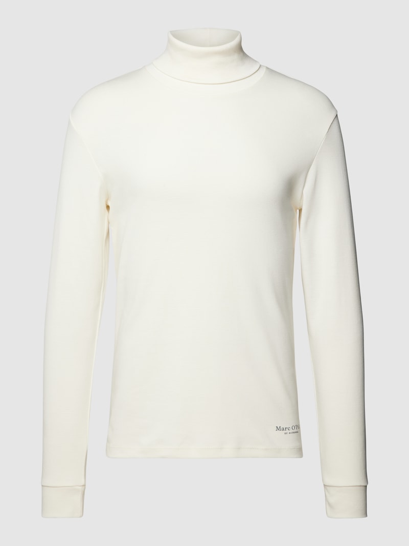 Longsleeve mit Rollkragen in offwhite