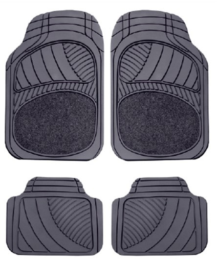 Universal PVC-Textil-Fußmatten im 4-teiligen Set, schwarz, von Norauto - ATU