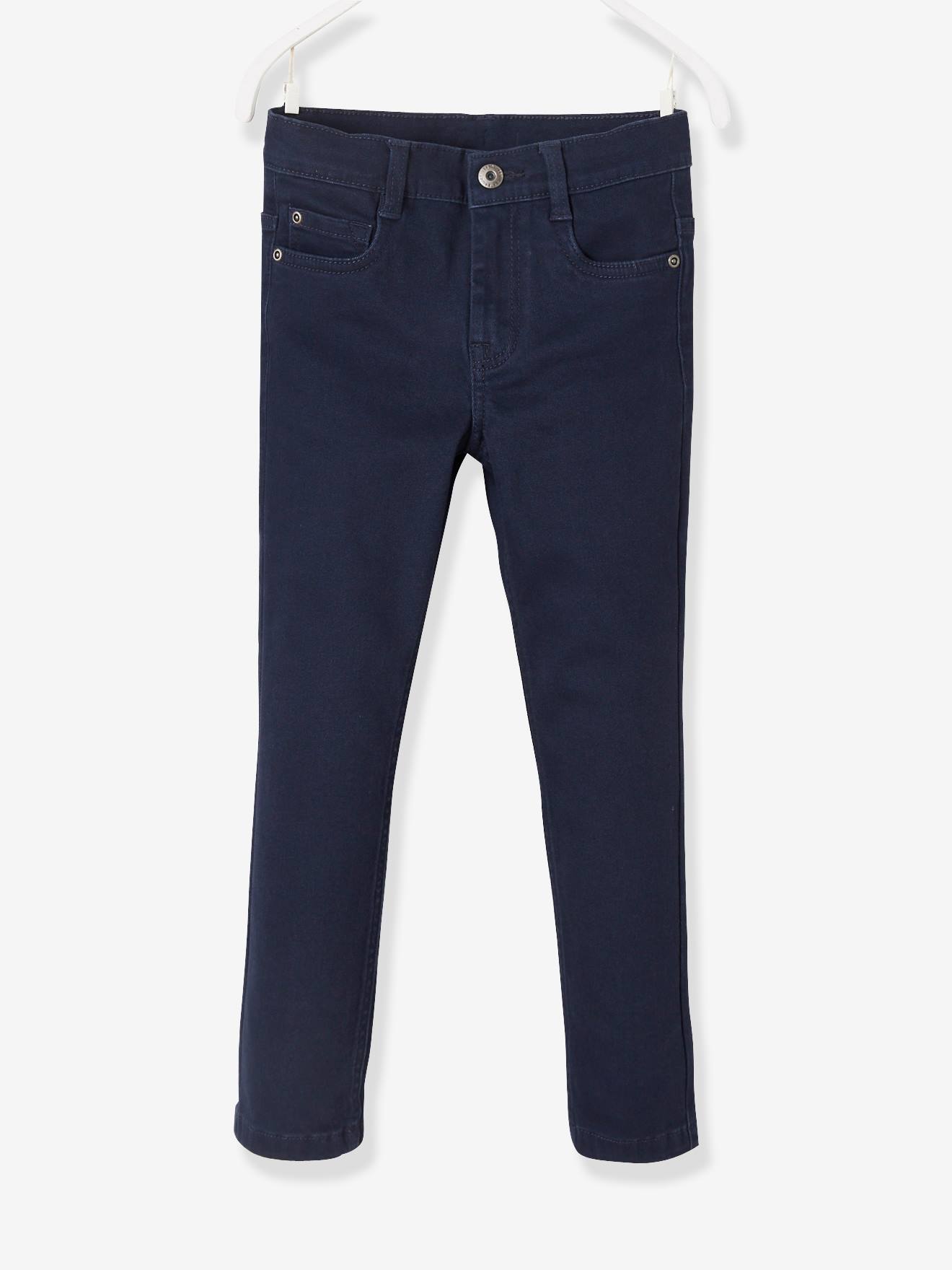 Vertbaudet Gerade Jungen Hose, Hüftweite COMFORT - nachtblau