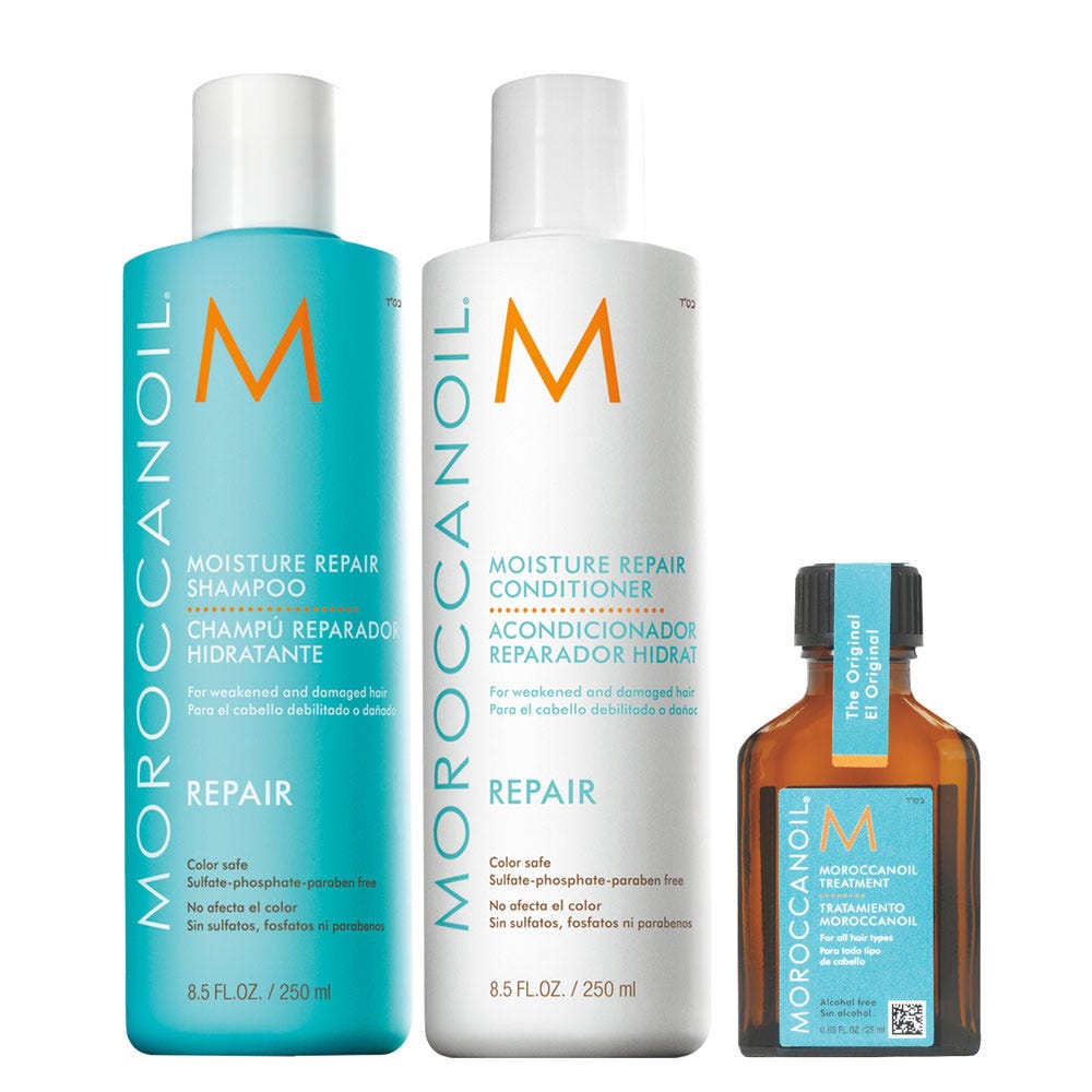 Moroccanoil Moist Repair Set im Bundle mit Öl