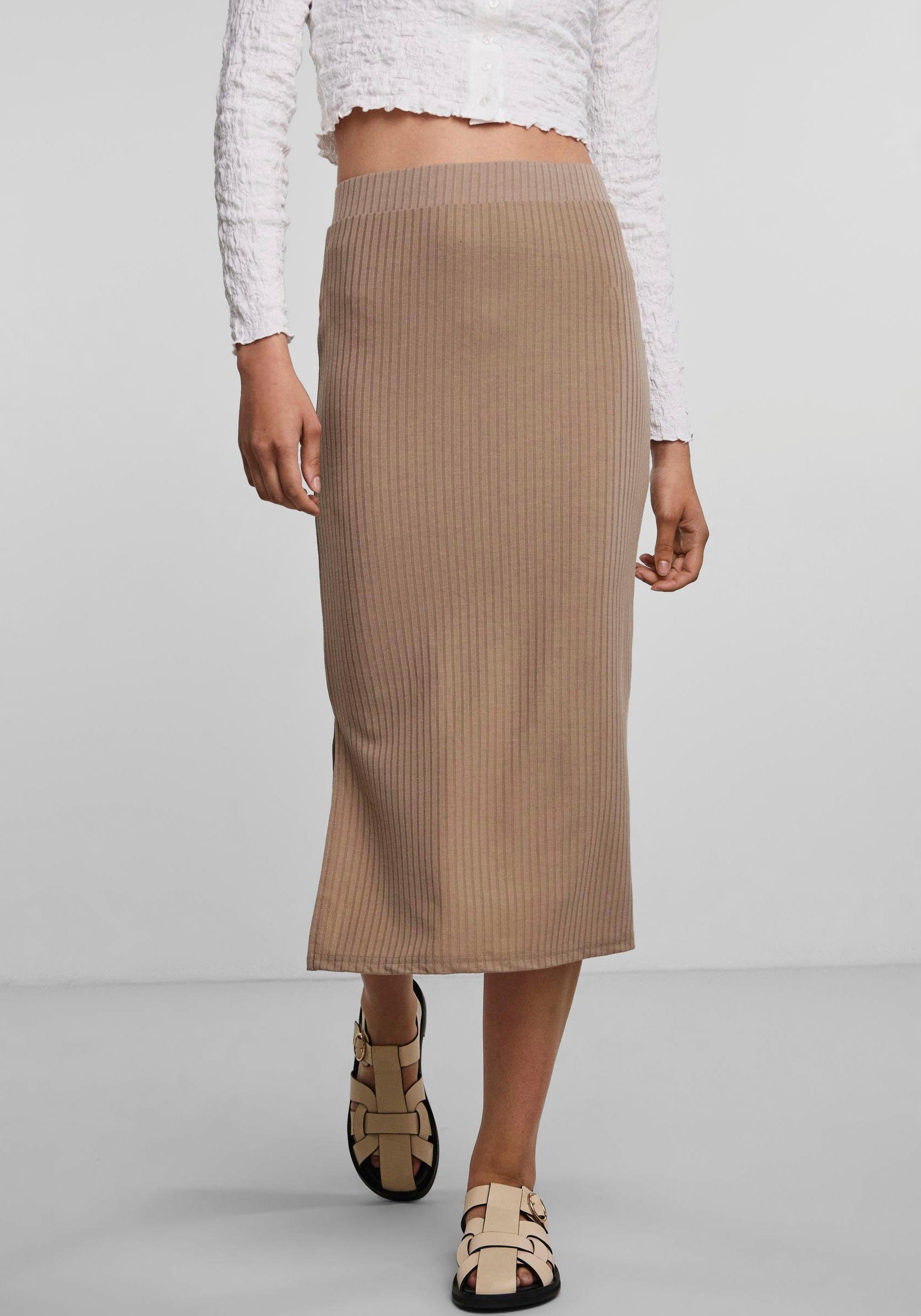 pieces Midirock PCKYLIE MW MIDI SKIRT NOOS