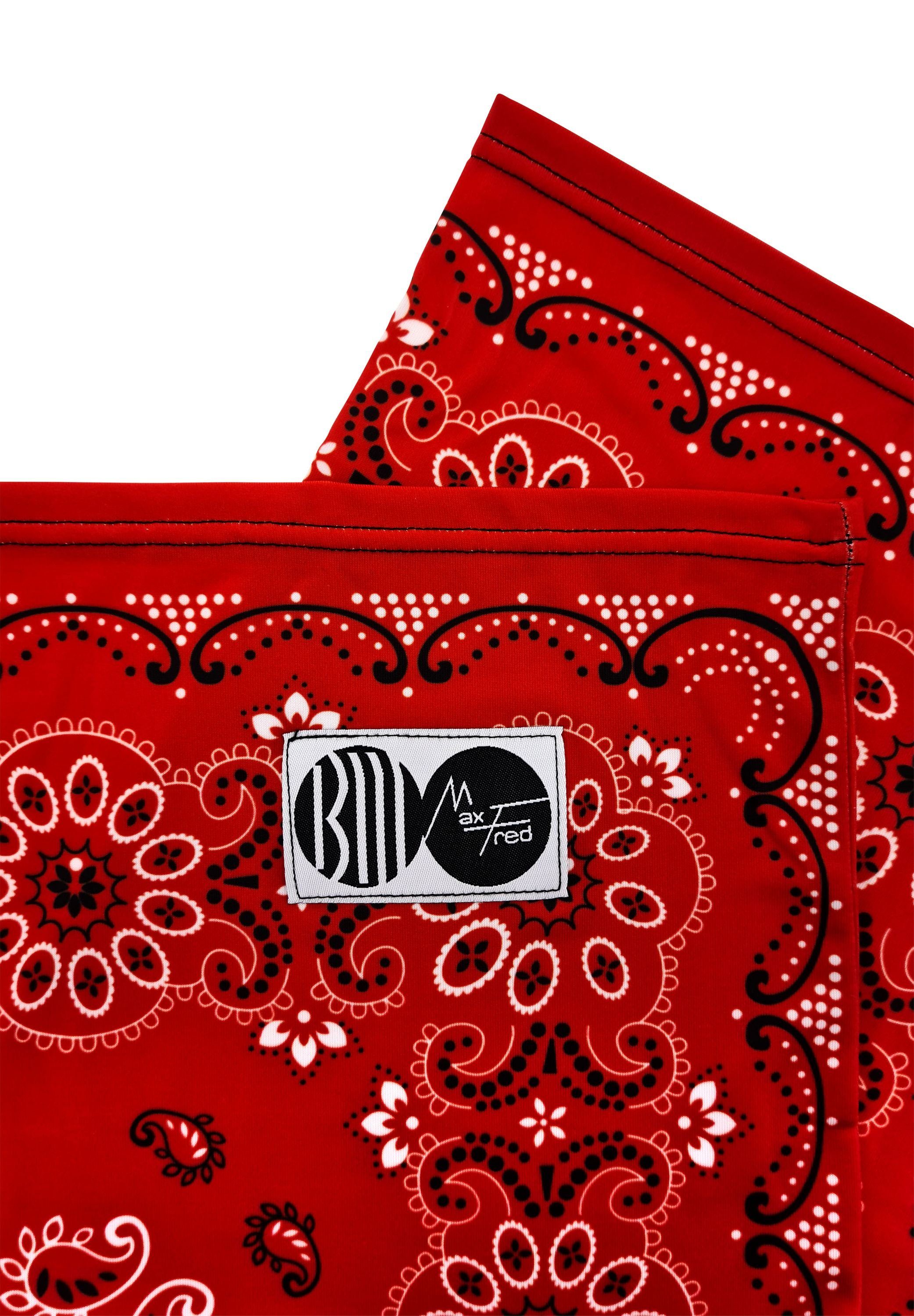 Maxfred Multifunktionstuch Bamboo paisley Multifunktionstuch, Elastisch, Nachhaltig, geringe Geruchsaufnahme, Ultraweich