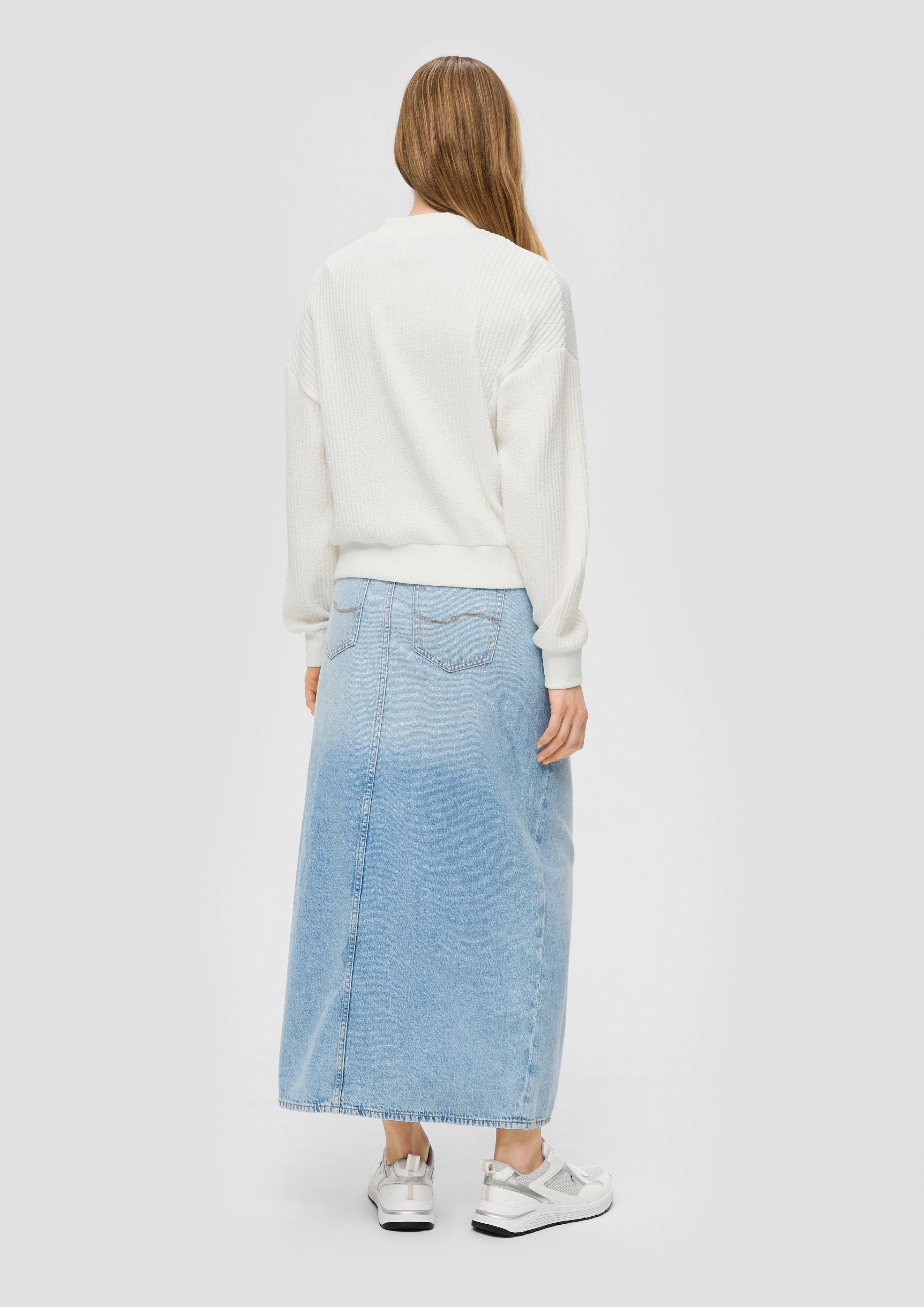 Blouson in gerippter Sweat-Qualität  2154128-0200