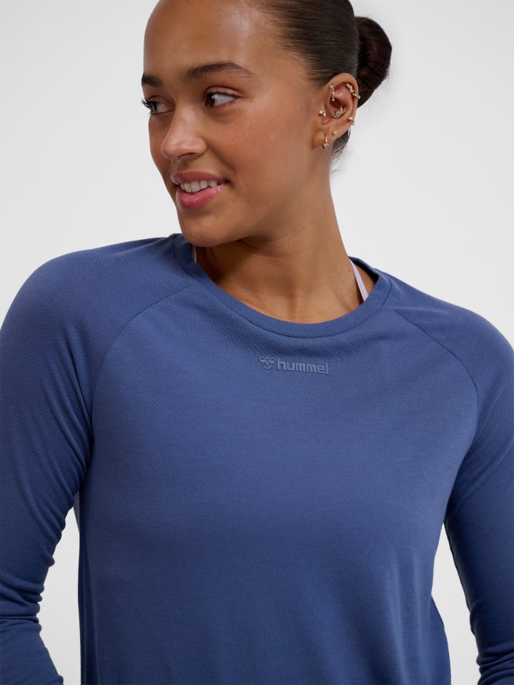 Hummel Hummel T-Shirt Raglanärmel Hmlmt Vanja Multisport Damen in BLUE INDIGO günstig kaufen