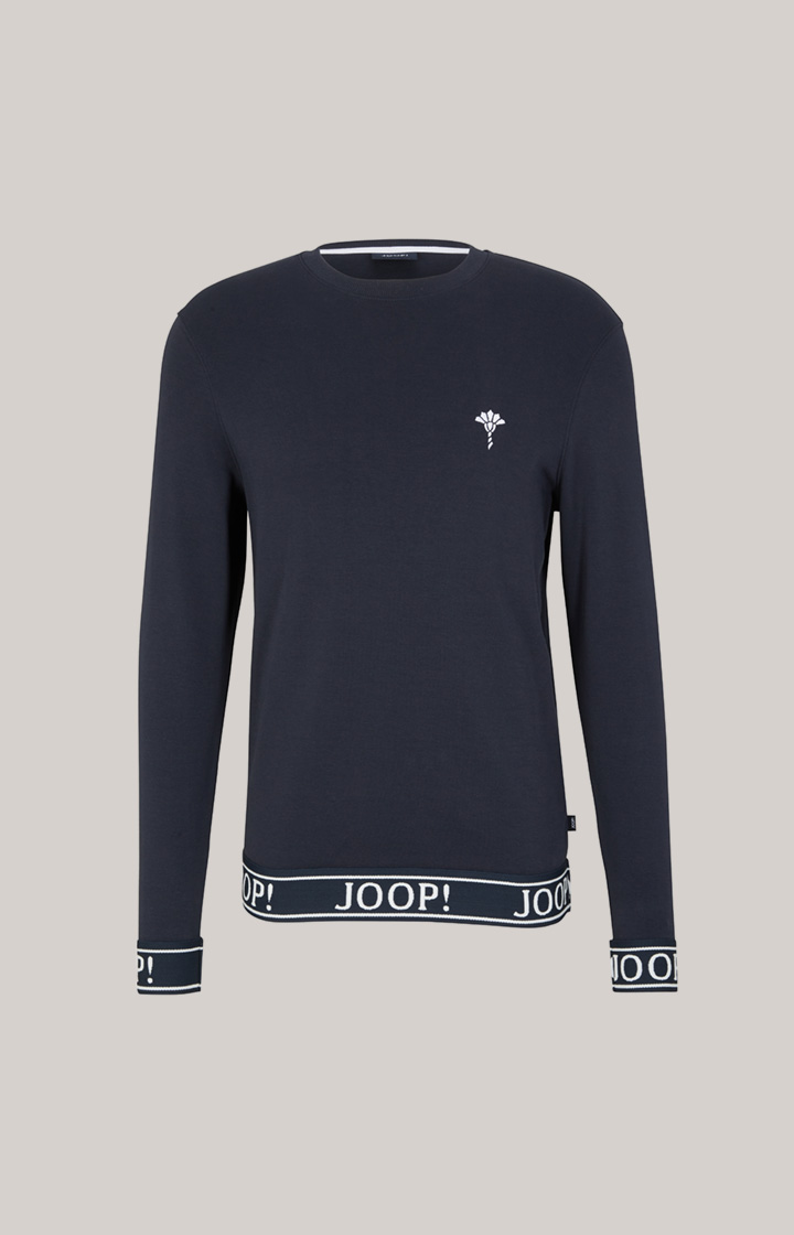 Loungewear Longsleeve in Dunkelblau