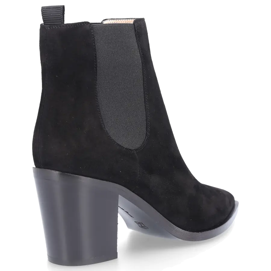 Gianvito Rossi - Chelsea Boots ROMNEY Veloursleder - schwarz