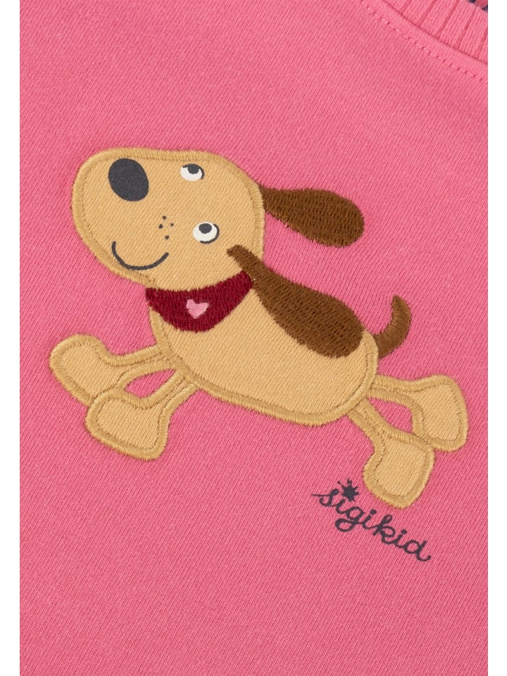 Sigikid Kleid Funny Dog in Rosa/Blau günstig kaufen
