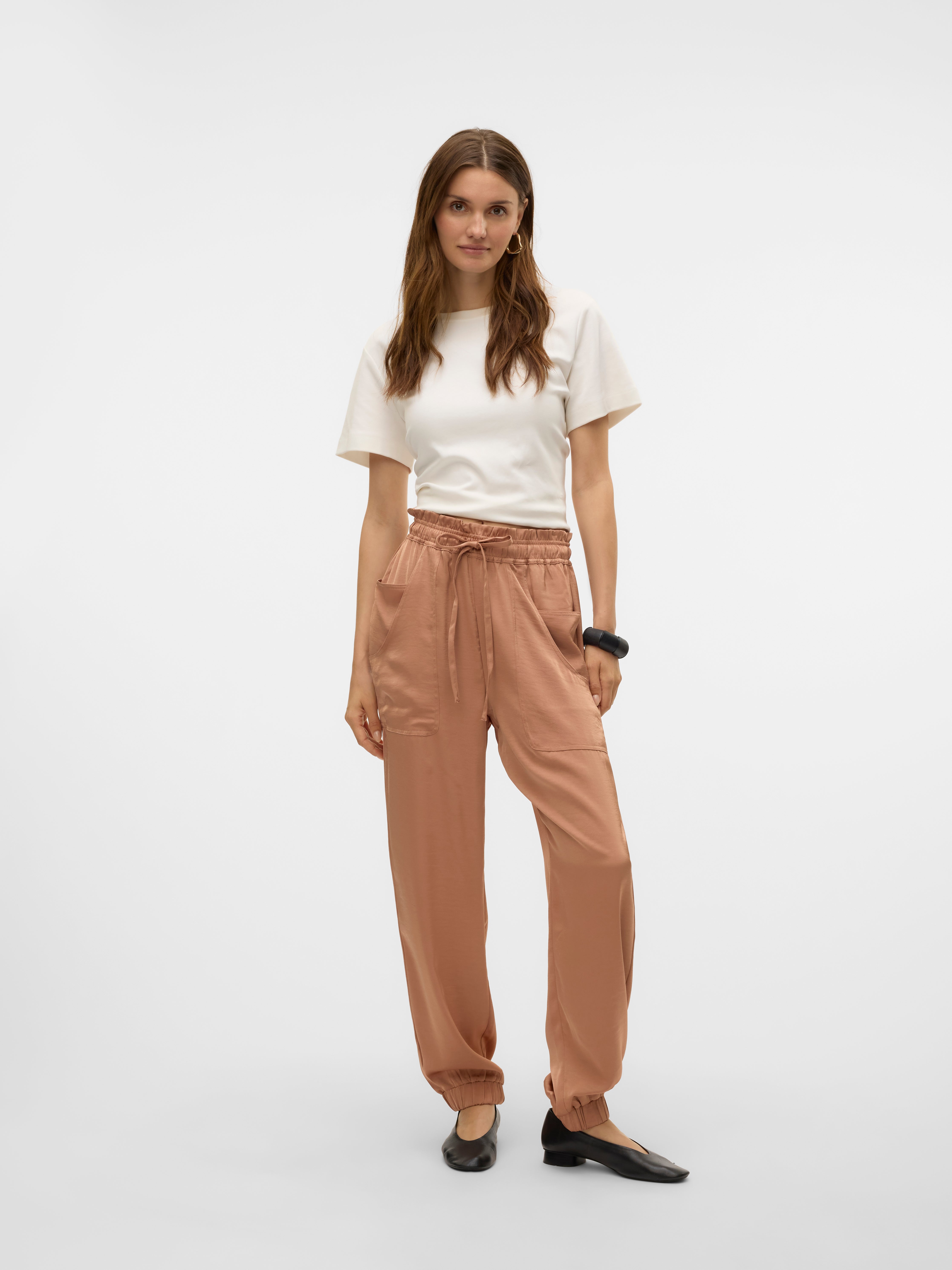VMMARYS Hohe Taille Hose