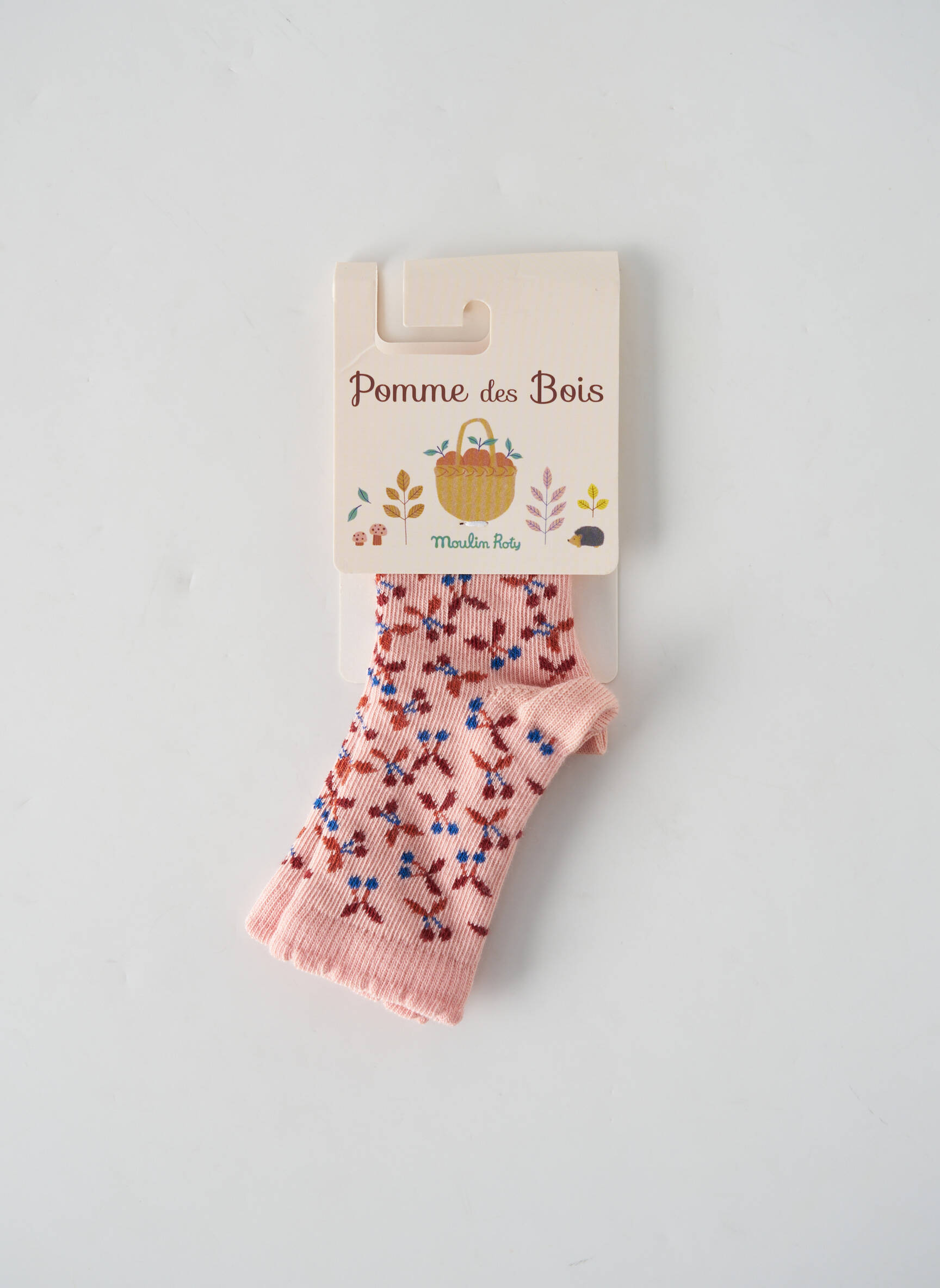 Moulin Roty Chaussette Fille couleur rose