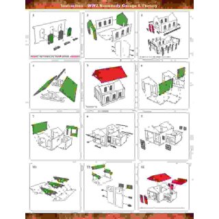 WW2 Normandy Garage & Factory (PREPAINTED)