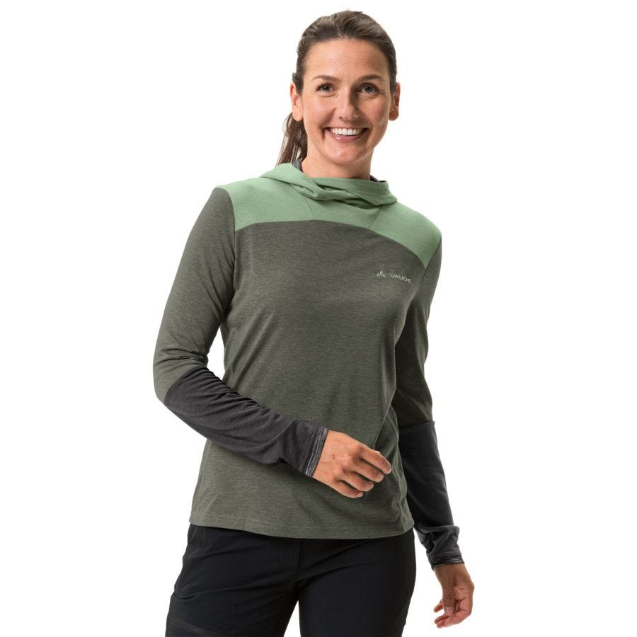 Tremalzo Langarm Hoodie T-Shirt Damen