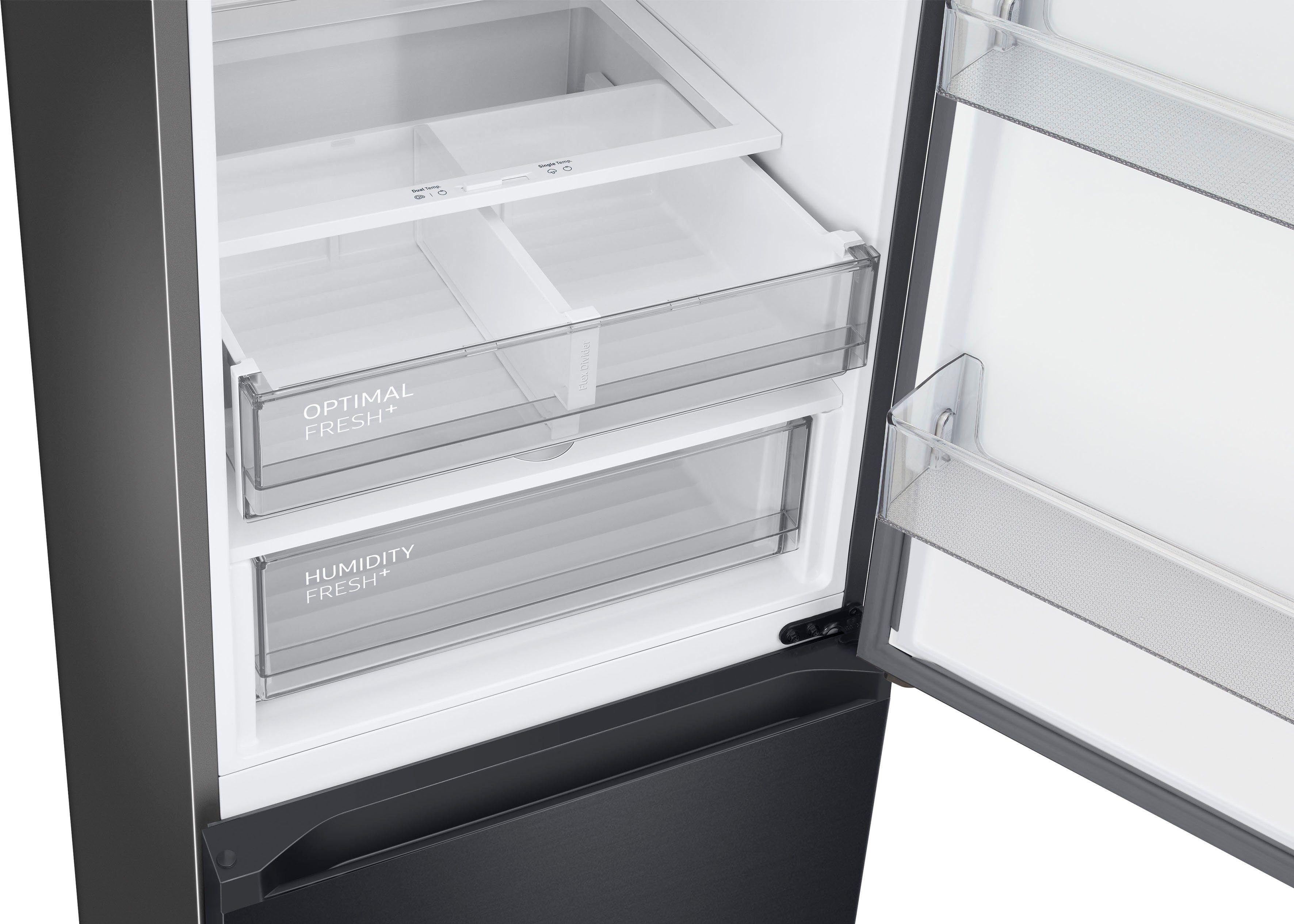 Samsung Kühl-/Gefrierkombination RB38A7B6AB1, 203 cm hoch, 59,5 cm breit