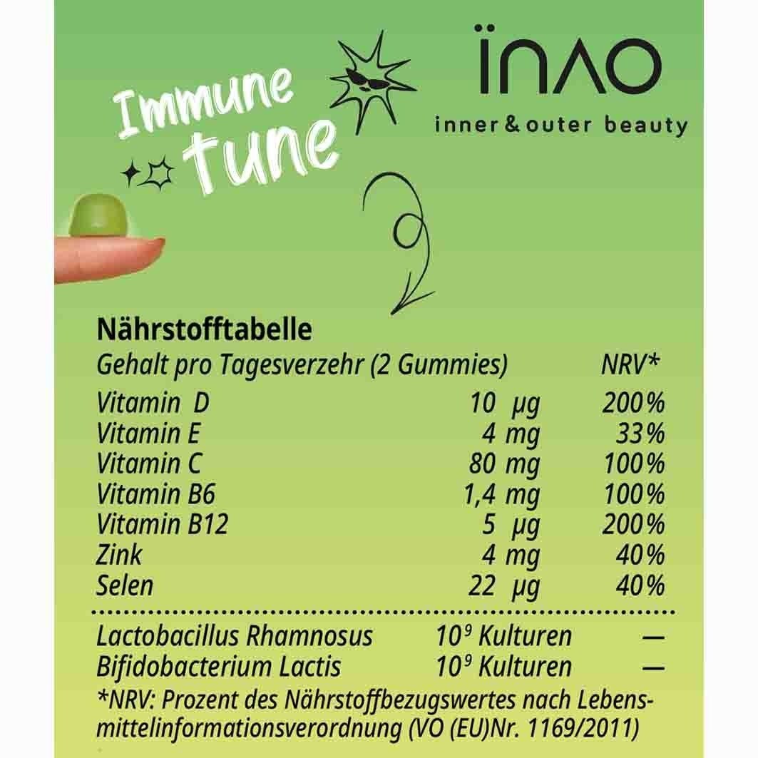 INAO by essence Inner And Outer Beauty Immune Tune Gummies