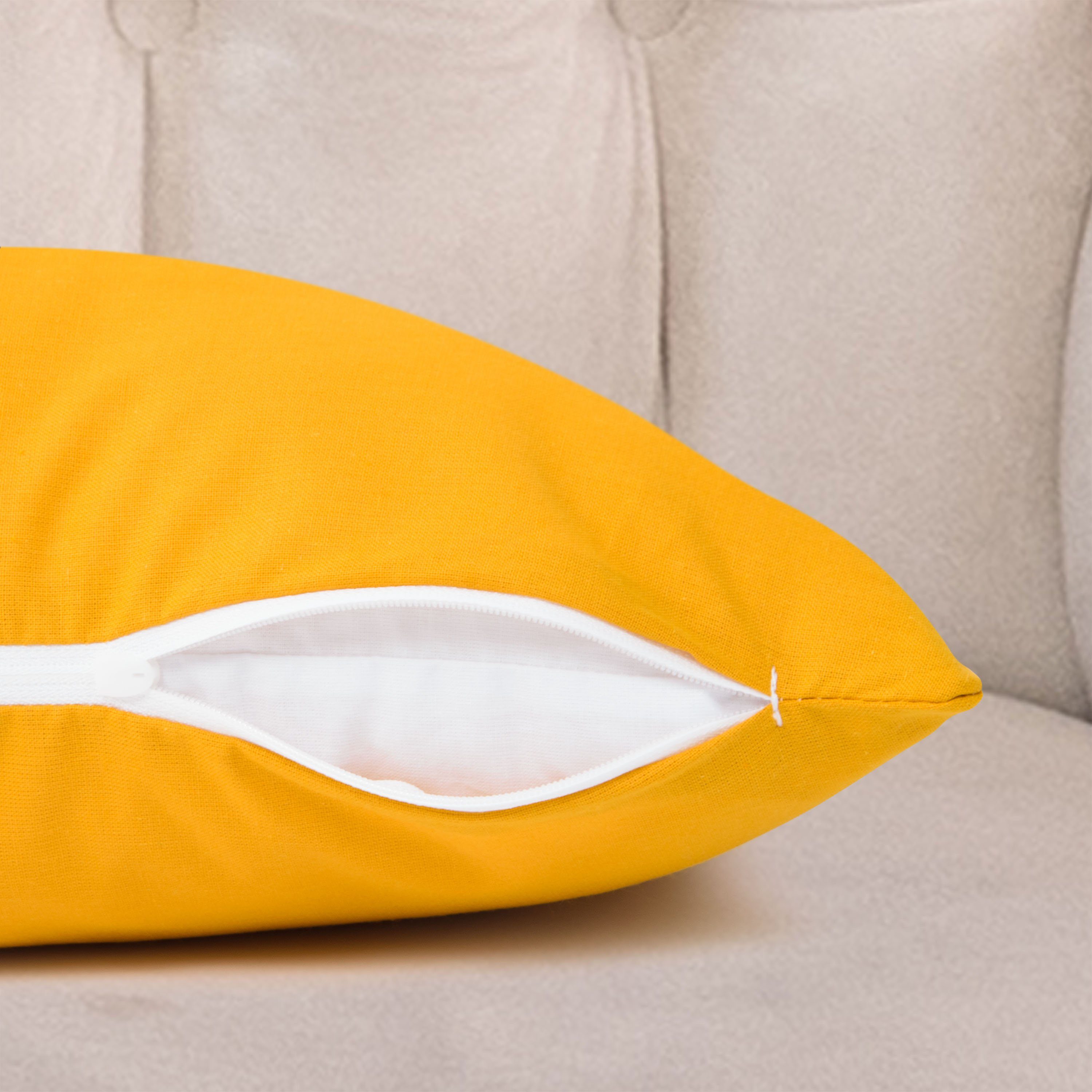 Amilian Dekokissen (Made in EU) 4er Set; Dekoratives Kissen; Dekokissen mit Füllung; Zierkissen mit Kissenbezug; Kopfkissen; Sofakissen für Schlafzimmer; Wohnzimmer, Kinder Deko; Kissenhülle: 40x40 cm, 16x16 inch