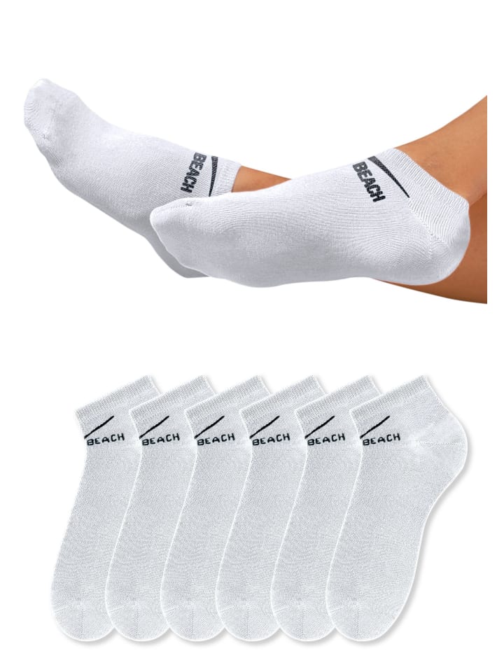 Venice Beach Sneakersocken in weiß günstig kaufen