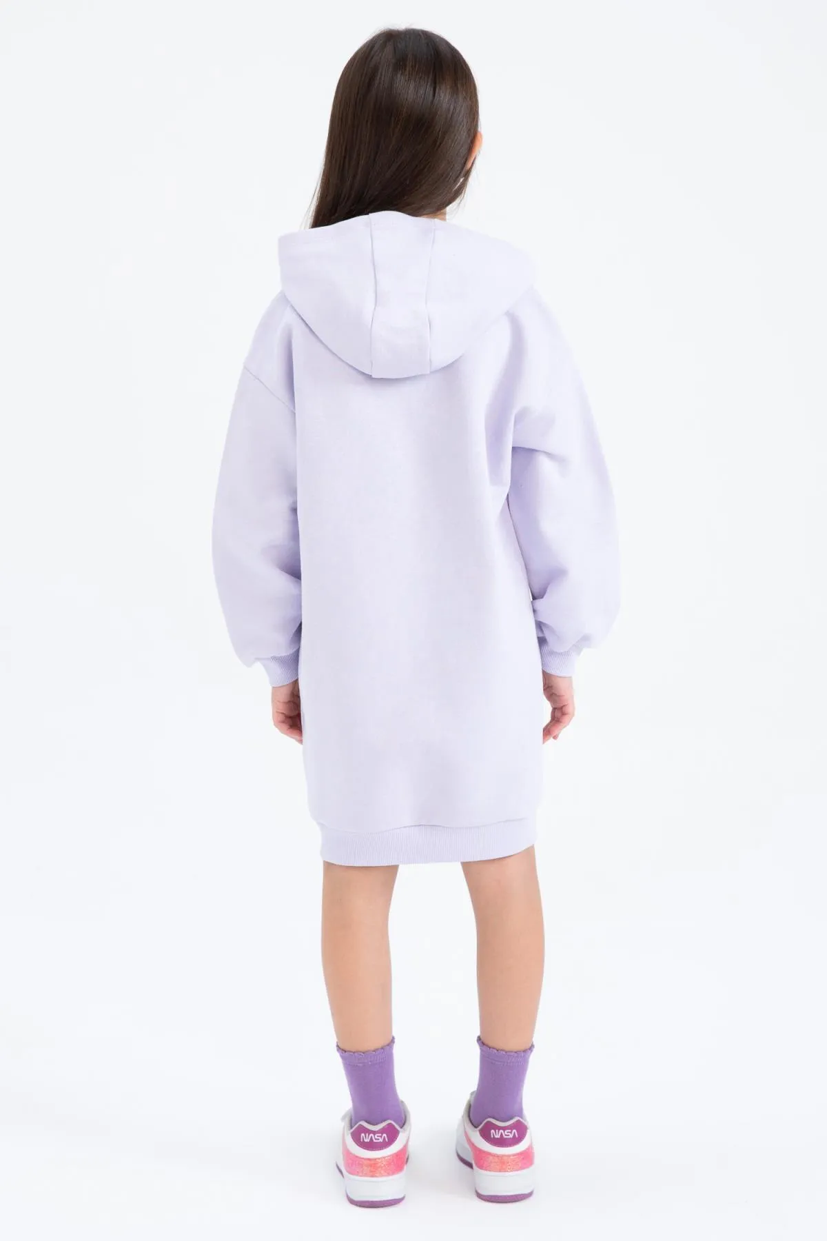 DeFacto  Bedrucktes Sweatkleid für Mädchen mit Kapuze Z6997a623sp