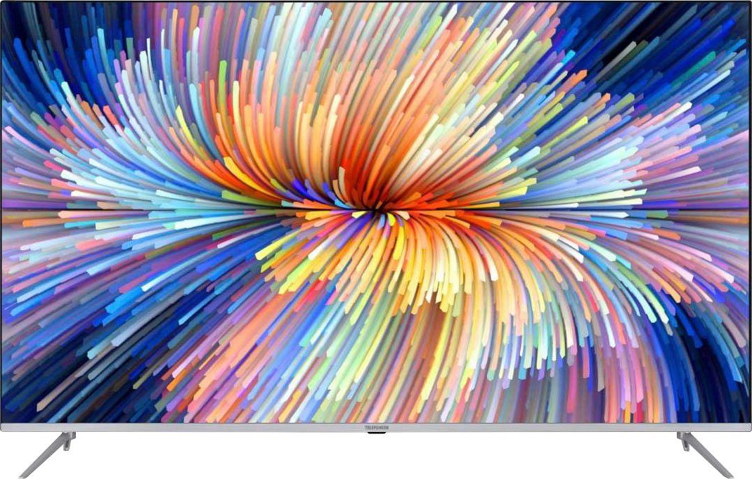 Telefunken D65V850M5CWHI LED-Fernseher (164 cm/65 Zoll, 4K Ultra HD, Smart-TV)